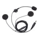 thumbnail image 5 of Micrófono de auriculares de radio de casco de motocicleta negro, auriculares de casco, fácil instalación, auriculares de de dos, 5 of 9