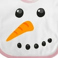thumbnail image 4 of Inktastic Snowman Face Boys or Girls Baby Bib, 4 of 4