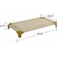thumbnail image 5 of Wood Designs Stackable Daycare Cots for Toddlers, 40", Tan, Ready-to-Assemble, 5 of 6