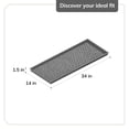 thumbnail image 6 of Natural & Recycled Rubber Boot Tray with Cross Embossed Coir Insert, 6 of 8