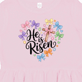 thumbnail image 4 of Inktastic He is Risen Easter Girls Toddler Dress, 4 of 5