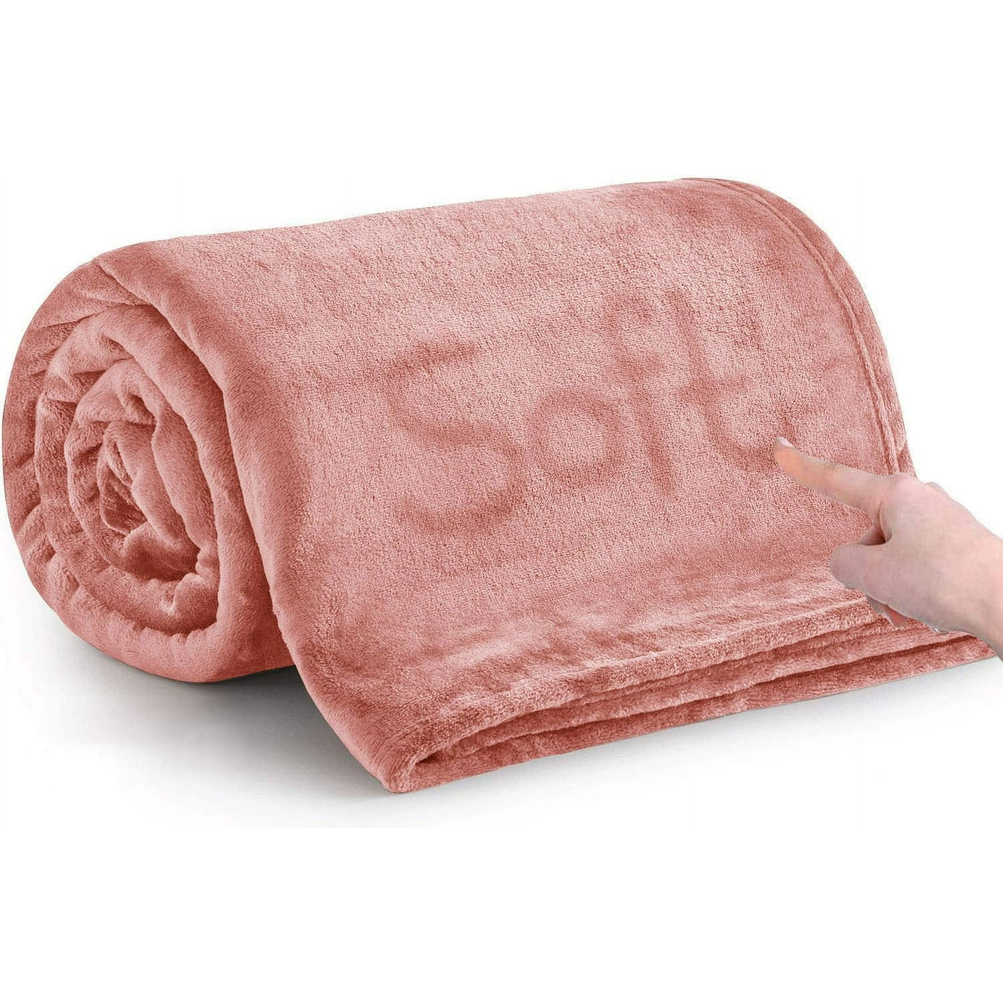 Pink throw blanket cheap sale