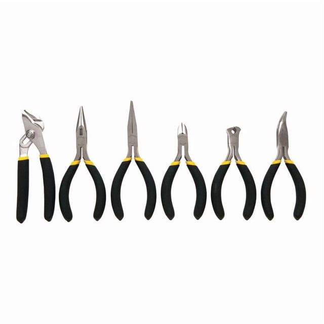 Juego de minialicates Stanley, 6 piezas, acero bimaterial
