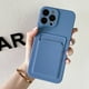 thumbnail image 3 of Funda de silicona suave para teléfono móvil, carcasa con tarjetero para iPhone 14, 13, 12, 11 Pro Max, XR, X, XS Max, 6, 6S, 7, 8 Plus, 13 Mini, 14Pro, SE 2020, 3 of 4