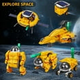 thumbnail image 6 of STEM Projects for Kids Ages 8-12, 6-in-1 Solar Robot Kit Space Toys, Science Experiments Kits Toys for Boys Girls, Orange, 6 of 8