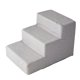 thumbnail image 2 of Escalera para Perros Jinwen 3 Niveles Antideslizante Lavable Gris Lino, 2 of 8