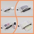 thumbnail image 4 of 5Pcs 3 x 4.5 Inch Mesh Cosmetic Pouch Zipper Mesh Makeup Bag Mini Toiletry Travel Cases Multipurpose Nylon Make Up Accessories Organizer for making, 4 of 6
