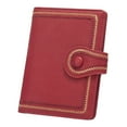 thumbnail image 4 of Estuche de cuero para s de viaje para hombres y mujeres, para s, plegable de cuero para s Rojo Soledad Cubierta de pasaportes, 4 of 6