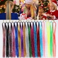 thumbnail image 3 of Byseng 18 Colors Hair Tinsel Kit with Tools, Sparkling Fairy Hair Extensions Heat Resistant Glitter Strands, Includes Plier, Crochet Hook, Pulling Loop, Micro Silicone Rings and Elastic Bands, 3 of 7