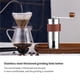 thumbnail image 5 of Molinillo De Café Manual Molinillo De Café Portátil Molinillo De Café Espresso Compacto Trituradora De Granos De Café Molinillo De Mano Mango Extraíble Ajustable De Nivel Completo Para Oficina Eigraketly HA021394-00, 5 of 7