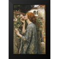 thumbnail image 2 of Waterhouse, John William 13x18 Black Modern Framed Museum Art Print Titled - The Soul of The Rose, 2 of 5