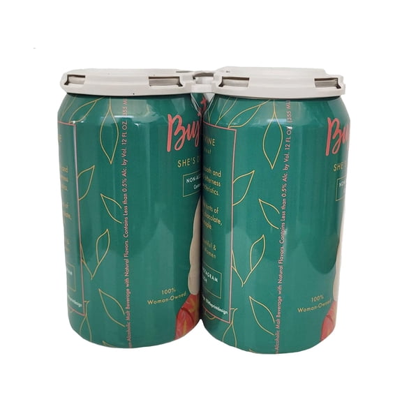 Busty Lush Non-Alcoholic She's Divine Oatmeal Stout 4pk Cans, 12 FZ