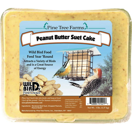 Pine Tree Farms Inc-Suet Cake- Peanut Butter 3 (Best Marble Pound Cake)