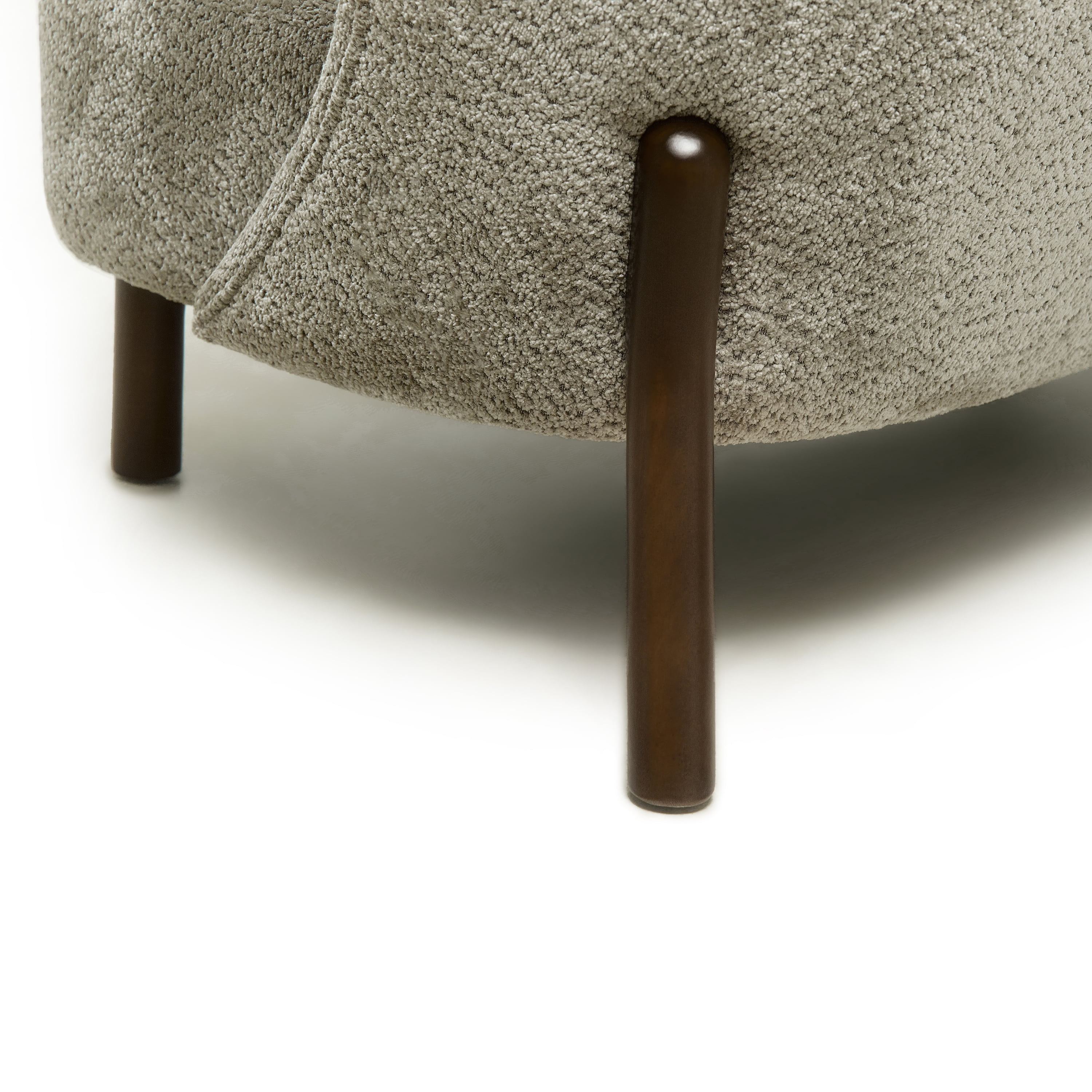 Aukfa 57.87" Armless Chenille Loveseat Chair, Upholstered Settee Bench with Backrest for Dining Room, Living Room & Bedroom,Camel