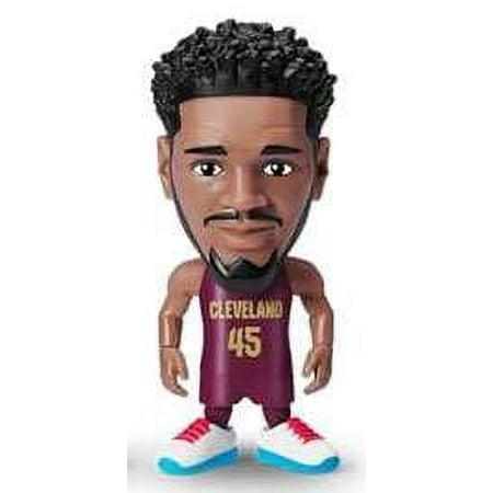 5 Surprise NBA Ballers Series 1 Donovan Mitchell Figure (Maroon Road Jersey, Comes with Court Base, Sticker, Card & Ball) (No Packaging)