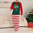 thumbnail image 4 of Lvotionpl Match Family Christmas Pjs, Matching Christmas Pajamas Long Sleeve Top & Pants Set Matching Holiday Family Pajama Xmas Sets, 4 of 5