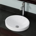 thumbnail image 2 of Polaris V22182-W White Porcelain Vessel Lavatory Sink, 2 of 5