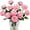 Pink, variant on Zukuco 12Pcs Silk Roses Artificial Flowers Realistic Single Stem Flowers Fake Rose Bouquet for Arrangement Wedding Party Office Home Decor (Pink)