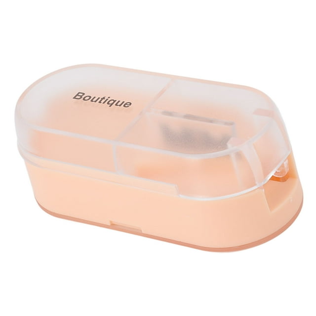 Coupe-pilules, Coupe-Pilules Portable Coupe-Médicaments Compartiment de Rangement Boîte Fonctionnalité Polyvalente