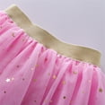 thumbnail image 5 of EnJoCho Girls' Tulle Skirt Toddler Tulle Skirt Star And Moon Sequined Skirt Sparkly Skirt Ballet Skirt Elastic Waist Cute And Soft Ballet Skirt., 5 of 5