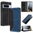 thumbnail image 1 of Phone Case for Google Pixel 8 Pro FOXDOCK Premium Leather,Creative Dual-Color Cover with Card Slot,Shockproof, 1 of 7