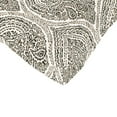 thumbnail image 6 of Jordan Manufacturing 19" x 19" Andorra Umber Brown Damask Square Tufted Outdoor Wicker Seat Cushion (2 Pack), 6 of 10