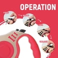 thumbnail image 3 of Retractable Dog Leash Automatic Telescopic Tractor Dog Tape, Pet Tape 10/16 FT Durable and Convenient, with Non-Slip Handle, Suitable for Small and Medium-Sized Dogs, 3 of 6