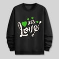 thumbnail image 4 of NuoCaiYun Valentines Sweatshirts for Men Crew Neck Fashion Print Long Sleeve Casual Loose Comfort Pullover Tops, 4 of 6