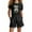 Black, variant on Gaexia Girls Summer Outfits Size 10-12 Round Neck Print Sleeveless Top Clothes Cotton Outfits Short T-Shirt Shorts Set Two Piece Set Children Kid Girls