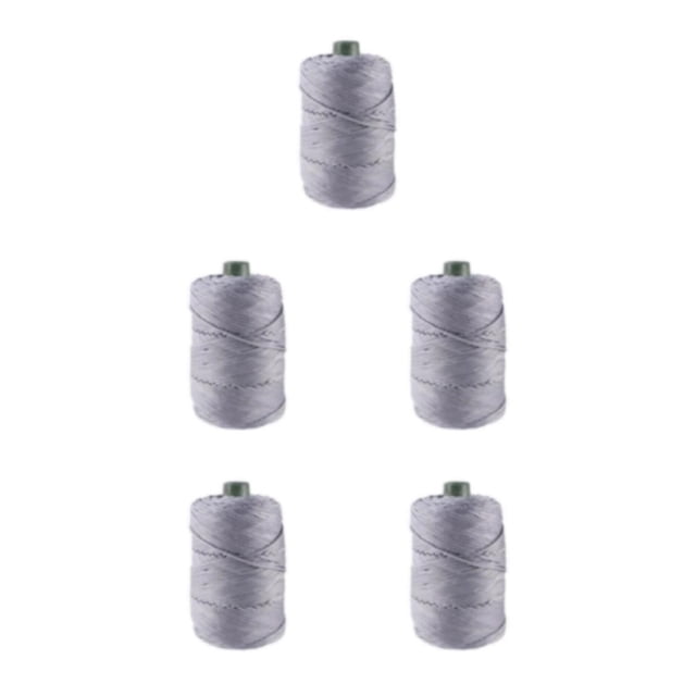 jesticaly Blended Ice Rope For Various DIY Handcrafts Safe Ingredients Strong Support And No Loose Thread 05 Grey 5Set