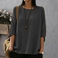 thumbnail image 7 of Sexlip Women's Top Comfortable Wear Everyday Versatile Wear Easy Care Fabric Fashion Forward Modern Style Classic Design Black XXL, 7 of 7