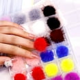thumbnail image 2 of GENEMA Nail Pom Fluffy Ball 3D Detachable Nail Pom Pom Faux Fur Pom Ball Nail Art Decor, 2 of 19