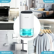 KLOUDIC Dehumidifier,280 sq.ft Dehumidifier for Room,35oz Portable Water Tank,Ultra Quiet with Auto Shut Off