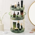 thumbnail image 2 of Organizador de maquillaje Aveniee, giratorio 360°, 3 niveles, verde, 2 of 6