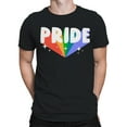 thumbnail image 2 of Vibrant Pride Celebration Heart Men's T-shirt, 2 of 3