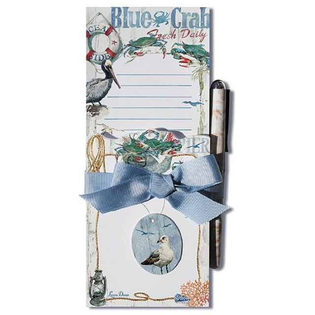 Lissom Design W23060 Coastal Passion List & Die-Cut Notepad Pen Set