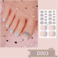 thumbnail image 2 of Pasta de Gel para uñas de los pies, 22 puntas, lámpara sin hornear, Gel completamente curado, pegatinas de cobertura completa 3D para uñas de los pies, calcomanías coloridas para manicura, 2 of 7