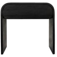 thumbnail image 3 of Maklaine Mid-Century Solid Wood Black Oak Finish Night Stand, 3 of 15
