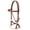 Dark Brown, variant on Hilason Western Horse Noseband Rawhide Genuine Leather Sidepull Headstall
