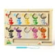 thumbnail image 1 of Laberinto magnético de colores y números, laberinto magnético Montessori para contar juguetes para niños pequeños, juguetes de juego de mesa con laberinto magnético de madera, 1 of 5