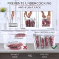 thumbnail image 3 of VFYGBNHU VÄESKE Sous Vide Container with Lid and Rack | Compatible with Most Sous Vide Cookers (12 QT  RACK), 3 of 8