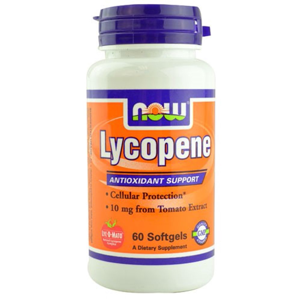 NOW Foods Lycopene Free Radical Scavenger, 10mg, 60 Ct