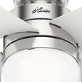 thumbnail image 2 of Hunter Fan Company Timpani 52 Inch Indoor Corded Ceiling Fan Light, Fresh White, 2 of 7