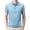 Light Blue, variant on Mems Polo Shirts Short Sleeve Button Down Tee Shirt Loose Fit Green Men's Shirts