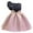 Pink, variant on NAISIBABY Girls Princess Dress (2-10T), Ruffles One Shoulder Glitter Silky Satin Elegant Bowknot Birthday Wedding Pageant Formal Dress Green 8T