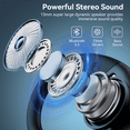 thumbnail image 2 of VEATOOL Wireless Earbuds Bluetooth 6.0 200Hrs Playback Sport IP68 Waterproof ENC Mic Deep Bass for iOS Android, 2 of 8