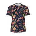 thumbnail image 6 of Rocae Flower for Men's Mesh Quick-Dry Short Sleeve Workout T-Shirt,Mens Crew Neck Tee Lightweight Soft Classic T Shirts 5X-Large, 6 of 9