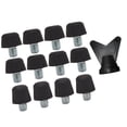 thumbnail image 2 of tamizeot Football Shoe Spikes Boot Studs Replacement Set For Soccer Cleats Rugged Durable Outdoor Indoor Friends Black 8mm 11mm, 2 of 6