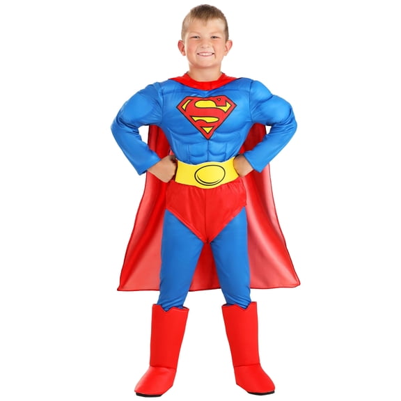 Classic Superman Deluxe Kids Costume