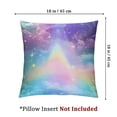 thumbnail image 4 of BANET Throw Pillow Covers for Kids Girls Teens Women Pastel Pillow Covers Golden Stars Cushion Covers Set of 2,Watercolor Art Decorative Square 18x18in, 4 of 7